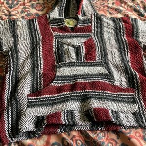 Red white and black size large “drug rug”